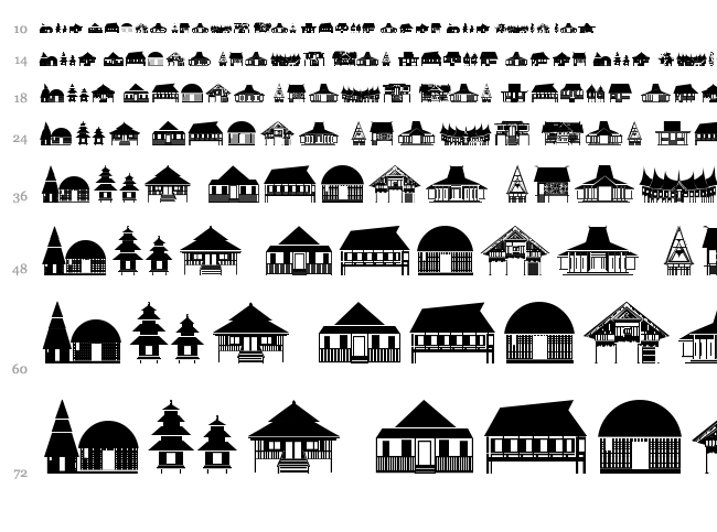 Papan Kita font waterfall